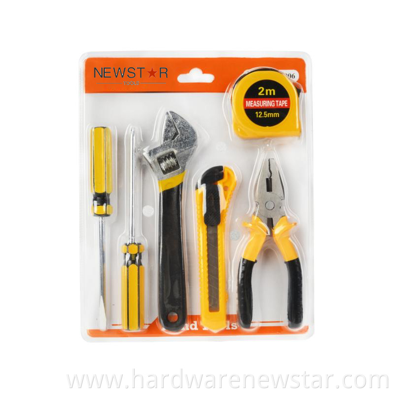 household tool kit in blister